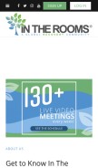 How intherooms.com looks like on a mobile device such as an iPhone.