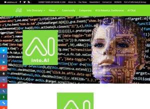 How into.ai looks like on a tablet such as an iPad.