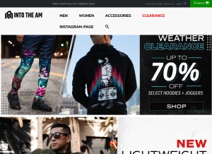 How intotheam.com looks like on a tablet such as an iPad.