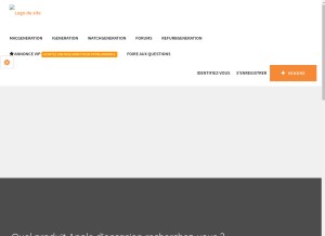How ioccasion.fr looks like on a tablet such as an iPad.