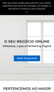 How iolnegocios.pt looks like on a mobile device such as an iPhone.