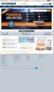 How ipower.com looks like on a mobile device such as an iPhone.