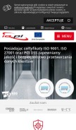 How iq.pl looks like on a mobile device such as an iPhone.