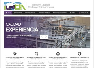 How iqeamx.com looks like on a tablet such as an iPad.