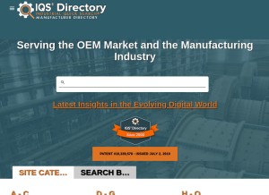 How iqsdirectory.com looks like on a tablet such as an iPad.