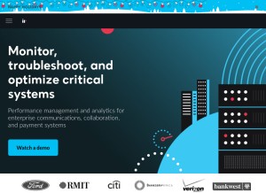 How ir.com looks like on a tablet such as an iPad.