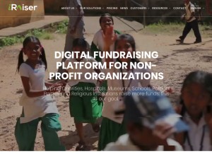 How iraiser.eu looks like on a tablet such as an iPad.