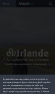 How ireland.com looks like on a mobile device such as an iPhone.