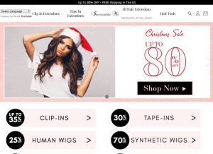 How irresistibleme.com looks like on a tablet such as an iPad.