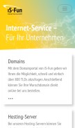 How is-fun.net looks like on a mobile device such as an iPhone.