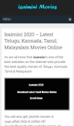 How isaiminimovies.com looks like on a mobile device such as an iPhone.