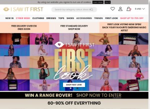 How isawitfirst.com looks like on a tablet such as an iPad.