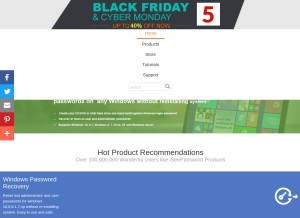 How iseepassword.com looks like on a tablet such as an iPad.