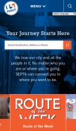 How iseptaphilly.com looks like on a mobile device such as an iPhone.