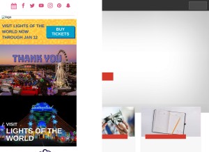 How iso.org looks like on a tablet such as an iPad.