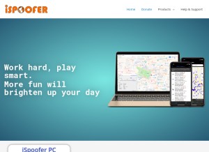 How ispoofer.com looks like on a tablet such as an iPad.