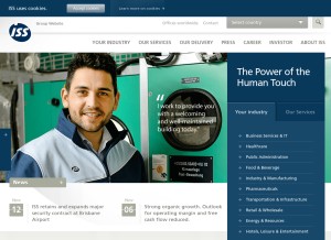 How issworld.com looks like on a tablet such as an iPad.