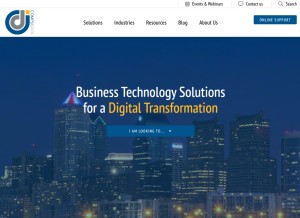 How isysair.com looks like on a tablet such as an iPad.