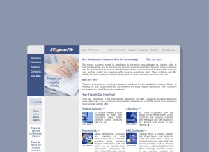 How it4profit.com looks like on a tablet such as an iPad.