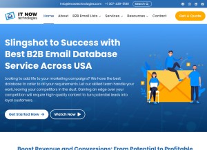 How itnowtechnologies.com looks like on a tablet such as an iPad.
