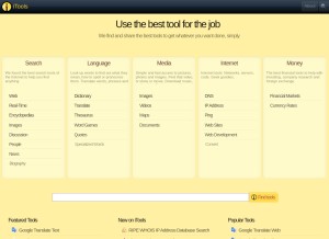 How itools.com looks like on a tablet such as an iPad.