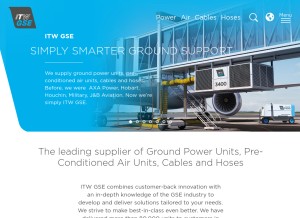 How itwgse.com looks like on a tablet such as an iPad.