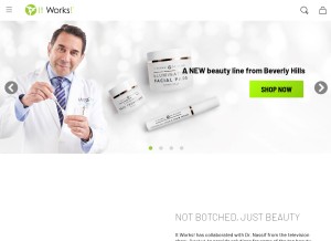 How itworks.com looks like on a tablet such as an iPad.