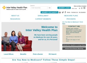 How ivhp.com looks like on a tablet such as an iPad.