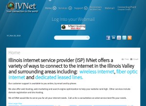How ivnet.com looks like on a tablet such as an iPad.