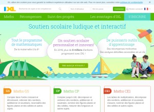 How ixl.com looks like on a tablet such as an iPad.