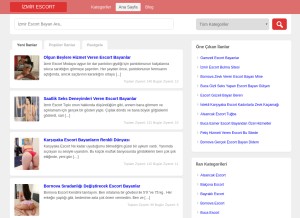 How izmirbirey.com looks like on a tablet such as an iPad.
