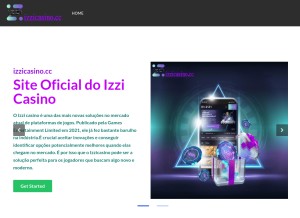 How izzicasino.cc looks like on a tablet such as an iPad.