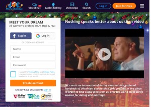How j4l.com looks like on a tablet such as an iPad.