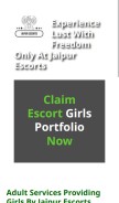 How jaipurescorts.co looks like on a mobile device such as an iPhone.