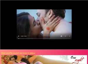 How jaipurescorts.org looks like on a tablet such as an iPad.