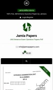 How jamiapapers.com looks like on a mobile device such as an iPhone.