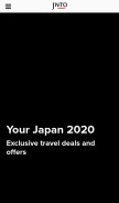 How japan.travel looks like on a mobile device such as an iPhone.