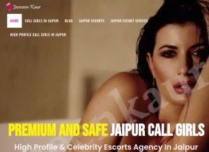 How jasmeenkaur.in looks like on a tablet such as an iPad.