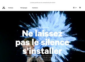 How jaybirdsport.com looks like on a tablet such as an iPad.