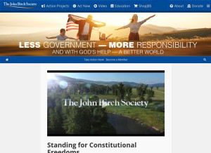 How jbs.org looks like on a tablet such as an iPad.
