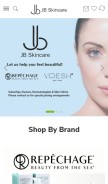 How jbskincare.in looks like on a mobile device such as an iPhone.