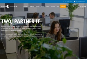 How jcommerce.pl looks like on a tablet such as an iPad.