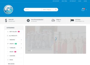 How jcsdesignsllc.com looks like on a tablet such as an iPad.
