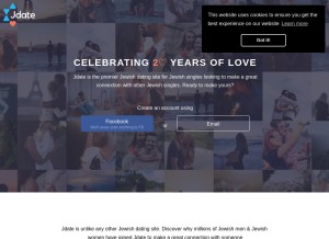 How jdate.com looks like on a tablet such as an iPad.