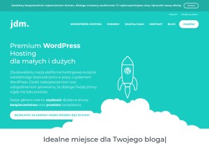 How jdm.pl looks like on a tablet such as an iPad.
