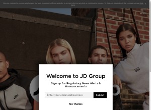 How jdplc.com looks like on a tablet such as an iPad.
