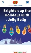 How jellybelly.com looks like on a mobile device such as an iPhone.