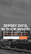 How jerseydigs.com looks like on a mobile device such as an iPhone.