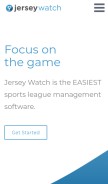 How jerseywatch.com looks like on a mobile device such as an iPhone.