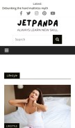 How jetpanda.in looks like on a mobile device such as an iPhone.